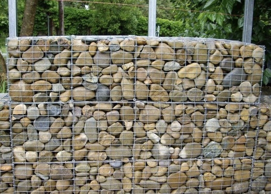 affidabile durevole resistente del muro di sostegno del canestro del gabbione di 2x1x0.5m saldato