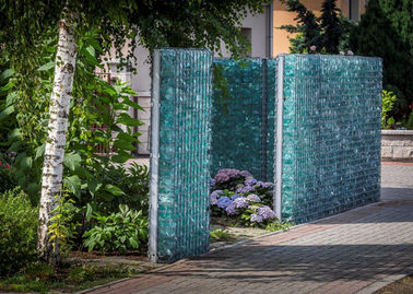 Muri di sostegno della maglia della pietra del sistema del recinto del gabbione dimensione del foro da 80 * 100 millimetri