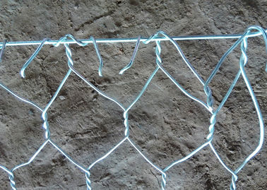 I canestri galvanizzati/zinco del gabbione del metallo hanno ricoperto i gabbioni tessuti Nova-080 della maglia