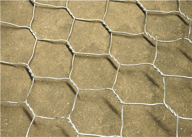 La gabbia flessibile della maglia del gabbione, raddoppia la rete metallica esagonale torta per controllo delle inondazioni