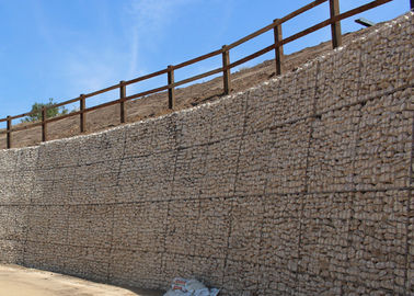 Tipo tessuto o saldato canestro galvanizzato della pietra del gabbione per il muro di sostegno