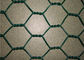 Materasso rivestito del gabbione tessuto il nero della rete metallica del PVC della scatola rivestita del gabbione del PVC