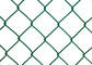Maglia rivestita di plastica del recinto del collegamento a catena/recinzione resistente del collegamento a catena