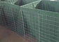 Scatola militare della maglia del gabbione delle barriere di Hesco del foro quadrato con il geotessuto verde
