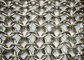 Schermo della rete metallica dell'acciaio inossidabile, tende decorative della maglia dell'anello per costruire