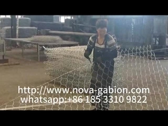 Fabbricazione di maglie di gabion - bordo della presa a mano