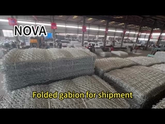 Nova Gabion Wire Mesh Factory Caselle di pietra Rivestimento esagonale di zinco galvanizzato