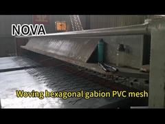 Griglia in gabione rivestita in PVC - Griglia di gabbia in pietra esagonale resistente per il controllo dell'erosione