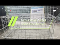 Pareti di sostegno di rete saldata galvanizzata di grado militare per la sicurezza del perimetro