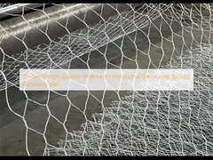 1m-6m Lunghezza Gabion Wire Mesh Esagonale Cesti decorativi Pareti di sostegno