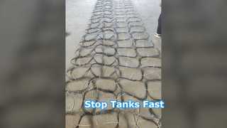 Rete barriera Stop Tanks Fast per carichi pesanti