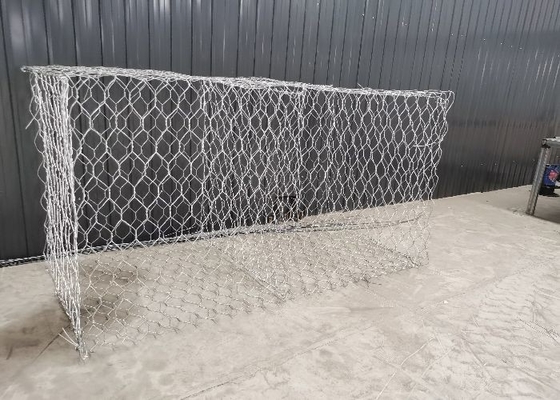 Gabbione galvanizzato immerso caldo Mesh Cage For River Reconstruction di alta tensione