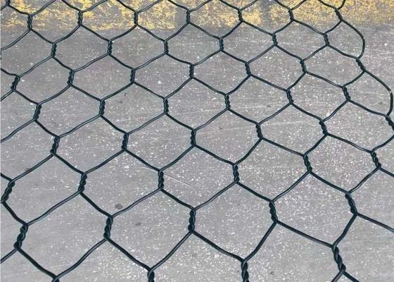 Il PVC ha ricoperto il gabbione galvanizzato Mesh Hexagonal 60x80mm per ingegneria civile
