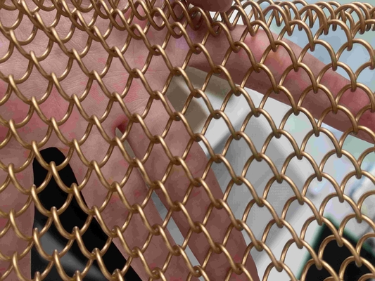 Tenda decorativa bollente di Mesh Shiny Silver Metal Coil del cavo della vernice