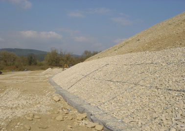 Canestro del gabbione di controllo del fiume di stabilizzazione del pendio, rete metallica del tessuto del controllo dell'erosione