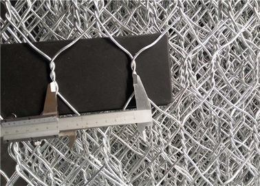 Acciaio rivestito corrosivo di pietra di Galfan della rete metallica della gabbia di architettura anti