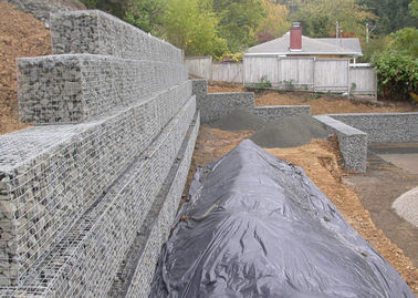 Quadrato dei canestri del gabbione del muro di sostegno di sicurezza o forma esagonale facile installare