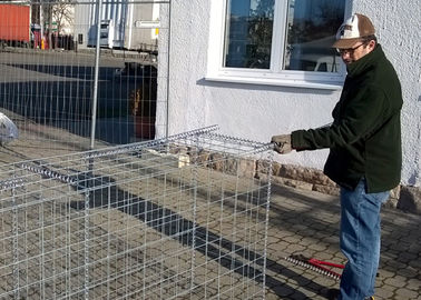 Il PVC ha ricoperto i canestri del gabbione del metallo/la portata di pietra di lunga vita gabbie del gabbione