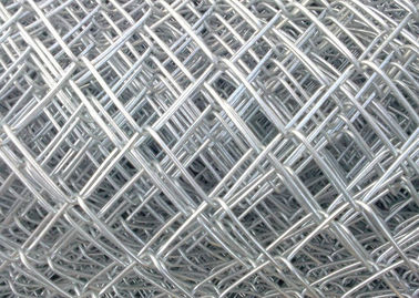 Maglie rivestita del recinto del collegamento a catena dello zinco pesante diametro di cavo da 2,0 - 5,0 millimetri per la strada