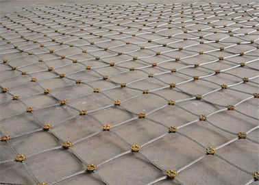 Tessuto a maglia del cavo di sicurezza dell'acciaio inossidabile per protezione ISO9001 di caduta del pendio elencata