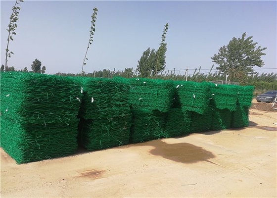 Cestini in gabbione in metallo rivestito in PVC Protezione per argini zincati pesanti