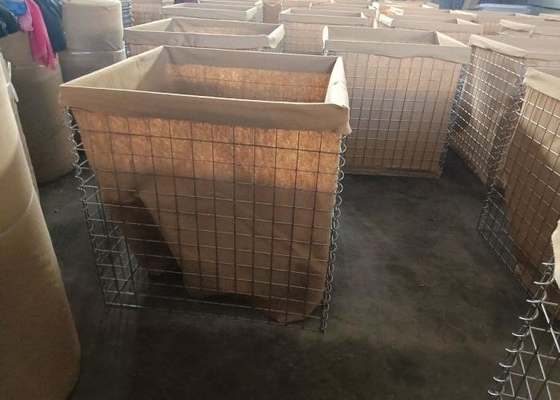 Sicuri e paesaggistici fatti facilmente saldatura Gabion Box Barriere difensive itari 76.2 X 76.2mm 4.0mm