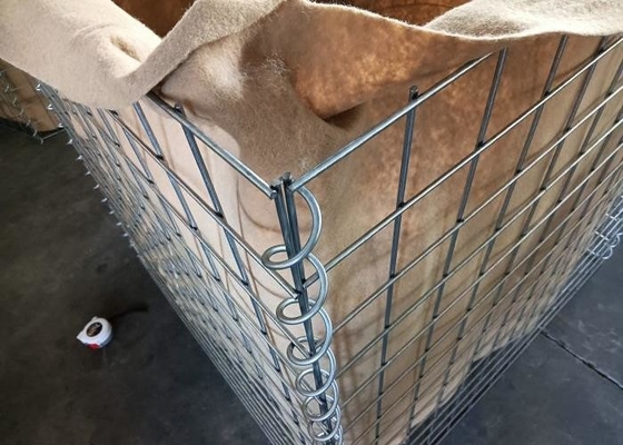 75x75mm 6.0mm Barriere difensive itari Barriere saldate piene di sabbia controllo delle inondazioni facile da installare