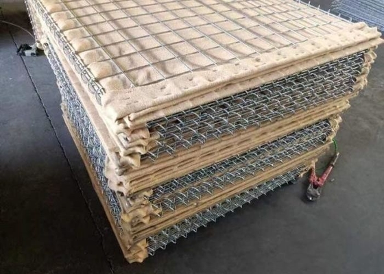 Tano Beige Colore Barriera itare Sand Wall Pieghevole Cesti di sabbia Tipo Gabion