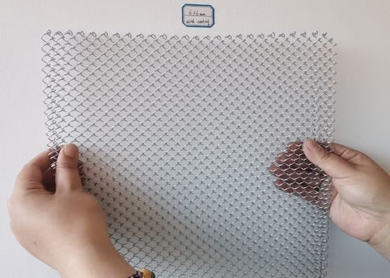 Tenda a maglie a catena in alluminio Devider per soffitto 4 mm 5 mm 6 mm decorativo in metallo