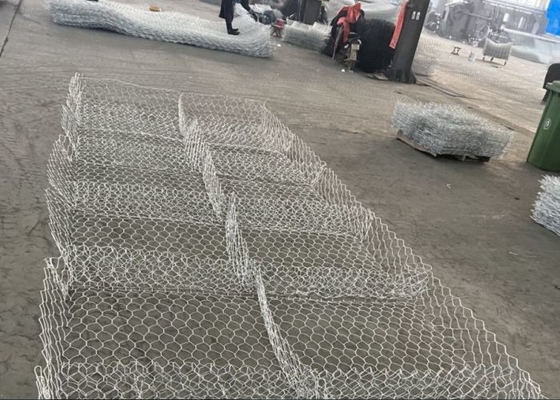 La immersione calda pesante  Gabion Stone Wall ha galvanizzato l'uso idraulico degli impianti