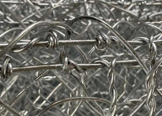 2*1*1m 245gm Fio galvanizzato Gabione Cestini Costruzione durevole
