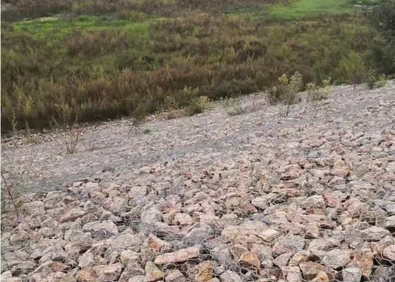 Griglia galvanizzata esagonale da 4 mm per il controllo dell'erosione