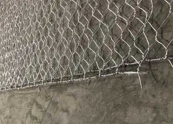 Dimensione reticolare 60x80mm Materasso in gabione Reno Alta resistenza per strutture di ritenuta
