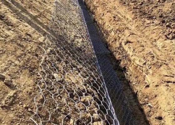 Cestini in gabion metallici con rivestimento in zinco elevato / metodo di costruzione facile certificato ISO9001