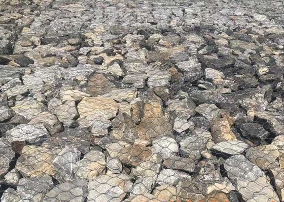 Materassi in gabion con rivestimento in PVC verde