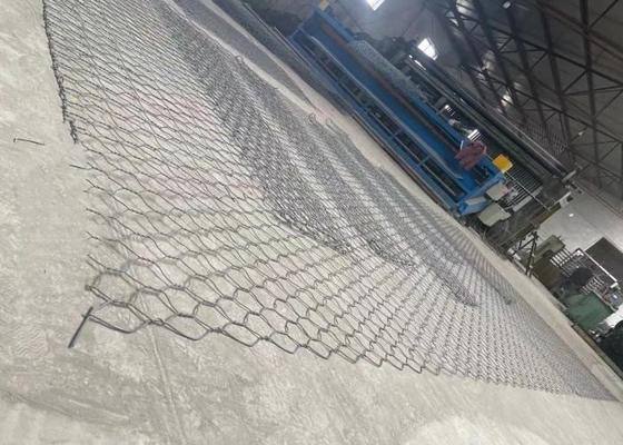 Cestini in gabion metallici con rivestimento in zinco elevato / metodo di costruzione facile certificato ISO9001