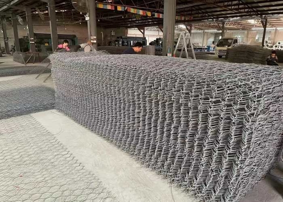 Il PVC ha ricoperto il progetto di tutela dell'acqua del giardino 2x1x1m  Gabion Mattress Baskets For