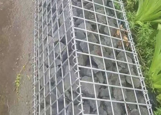 Il rivestimento del PVC ha galvanizzato la parete saldata di Mesh Gabions For Garden Decoration