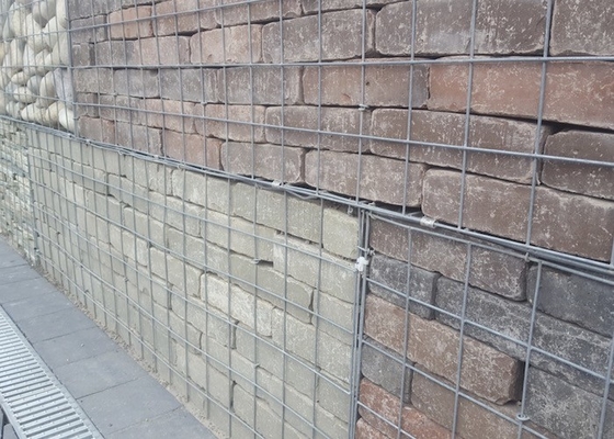 Il rivestimento del PVC ha galvanizzato la parete saldata di Mesh Gabions For Garden Decoration
