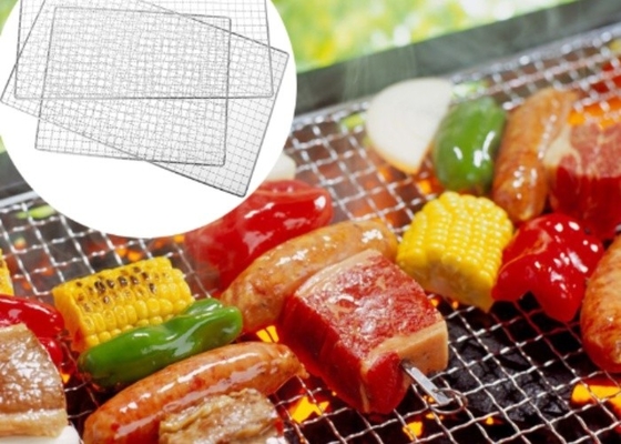 Griglia antiaderante Mesh For Outside Party del barbecue di 316 ss