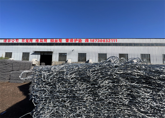 Griglia di filo di gabbia con dimensioni flessibili e finitura rivestita in galvanizzato o PVC
