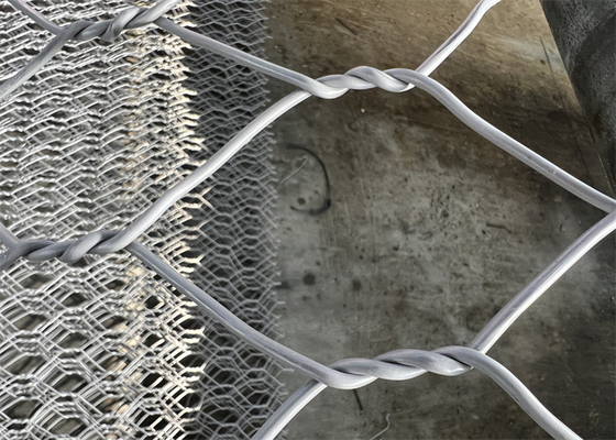 1m-6m Lunghezza Gabion Wire Mesh Esagonale Cesti decorativi Pareti di sostegno