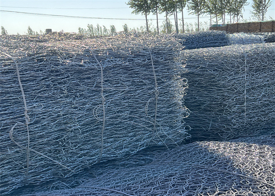 50mm X 50mm Gabion Wire Mesh Controllo e guida dell'acqua o delle inondazioni
