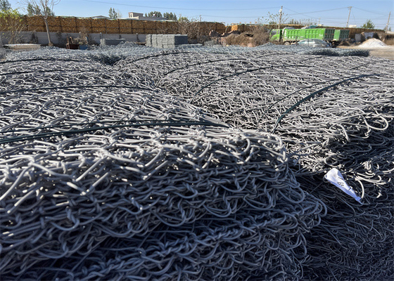 Cesto di gabioni galvanizzati 2x1x1m doppia rete di acciaio torto 2.7mm filo