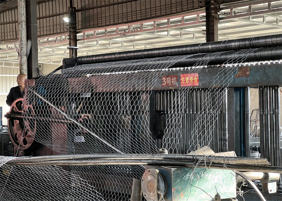 Controllo delle inondazioni 3.2mm Gabion Mesh Cage Per Stone Sack Gabion scatole fiume bagli di gabion riempimento
