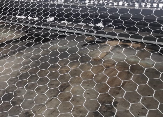 Controllo delle inondazioni 3.2mm Gabion Mesh Cage Per Stone Sack Gabion scatole fiume bagli di gabion riempimento