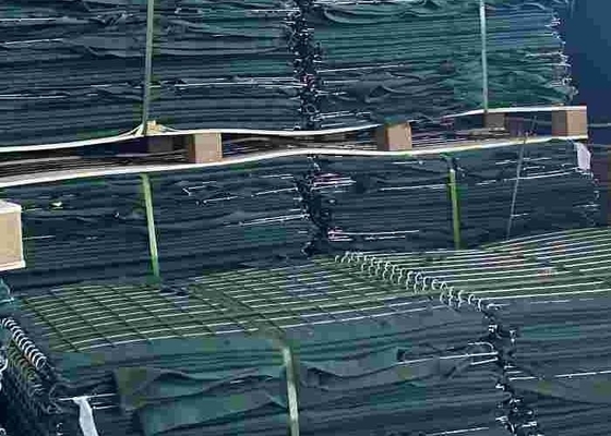 Panel di filo galvanizzato economico Barriera itare Dispositivi personalizzabili 4mm Spiral Dia Wire Panels
