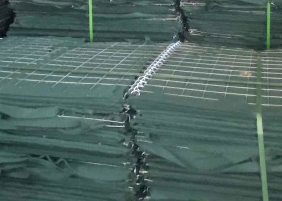 Barriere di sabbia itari per uso pesante con pin di giunzione con finitura rivestita con maglia di 4,0 mm