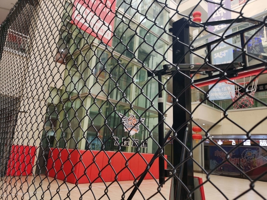 3.0mm Galvanizzato Chain Link Recinzione Per Sicurezza Commerciale Bbasketball Campo da gioco
