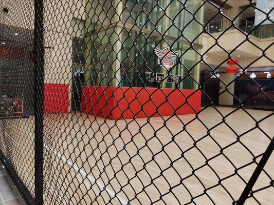 150 g/m2 Rivestimento Romboide Catena Link Fence Mesh 3mm OD